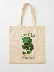 Vegan St Patricks Day Irish Tote Bag