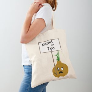 ONIONS CRY TOO VEGAN PROTEST TOTE BAG
